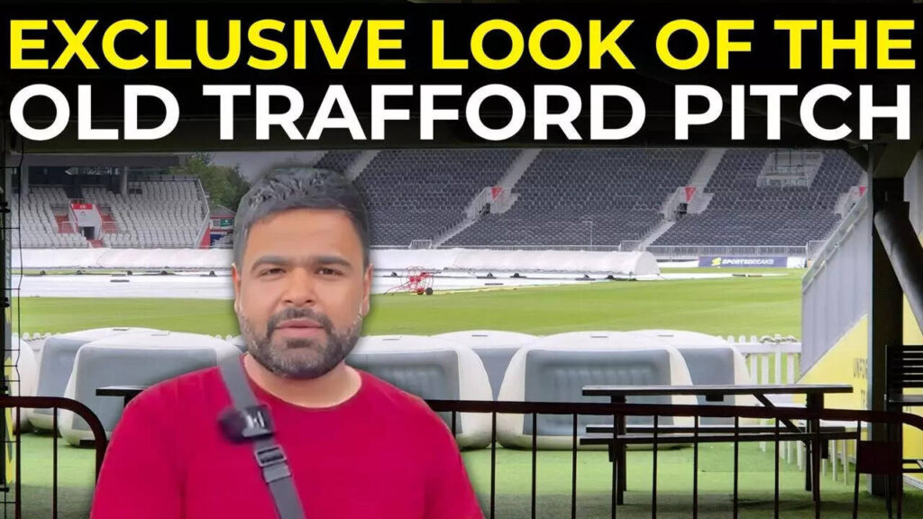 First look of the Old Trafford pitch