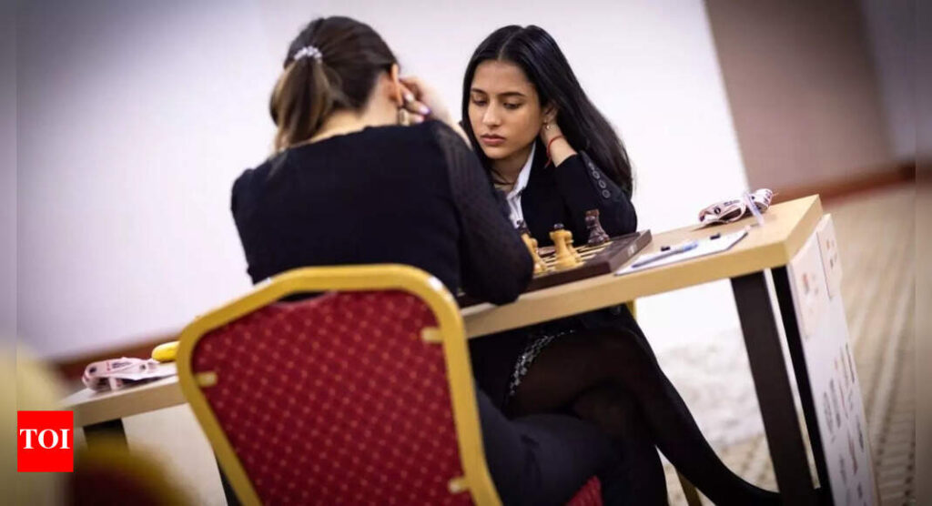 Chess World Cup: Divya Deshmukh, Vantika Agrawal share lead after 3rd-round opener, close in on pre-quarterfinals | Chess News