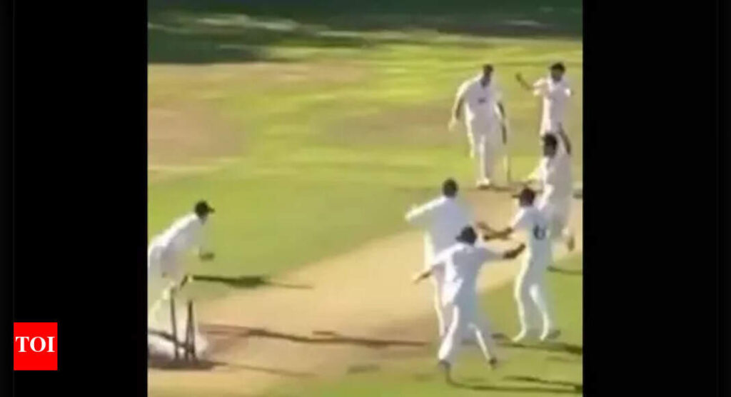 Watch: Five wickets in final over! Epic club match ends in dramatic tie in England | Cricket News