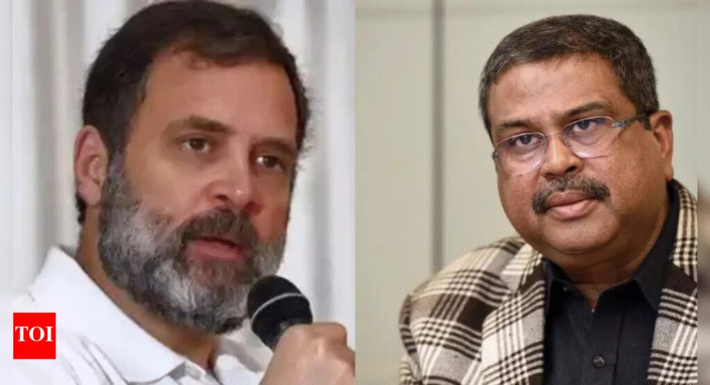 Odisha self-immolation case: Rahul Gandhi blames ‘BJP’s system’ for student’s death; Dharmendra Pradhan calls it ‘petty politics’ | India News