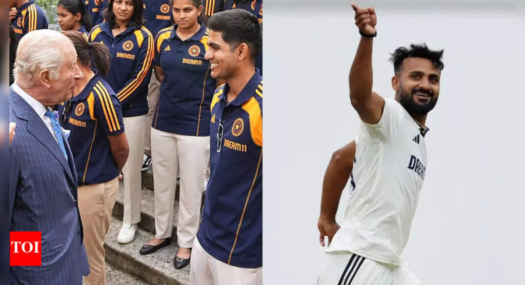 IND vs ENG: King Charles III meets Team India, inquires about Akash Deep’s cancer-stricken sister | Cricket News