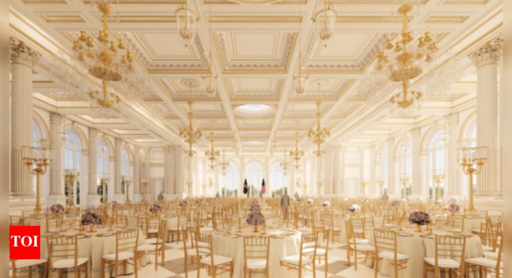 White House to build 0 million state ballroom; construction begins September, aims to address space constraints