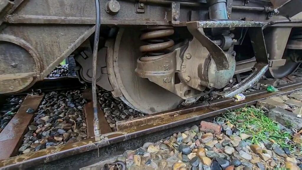 Freight train ferrying oil catches fire in Tamil Nadu