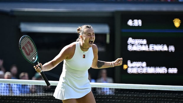 No. 1 Sabalenka gets past No. 104 Siegemund to reach Wimbledon semis; Fritz wins on men’s side