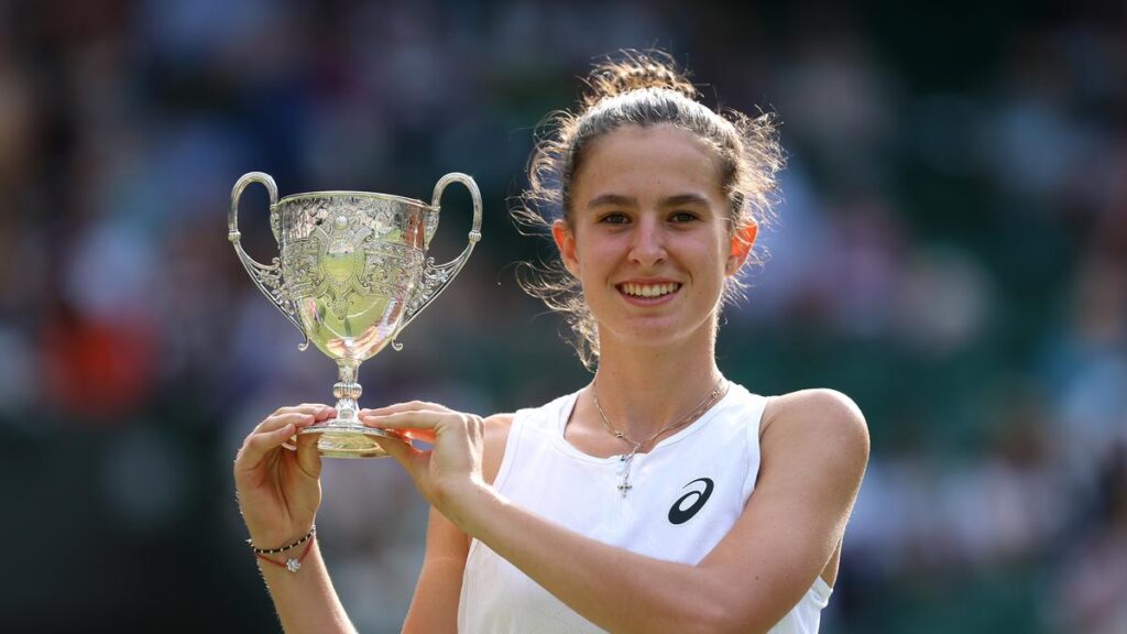 Wimbledon 2025: Slovakia’s Mia Pohankova wins girls’ singles title