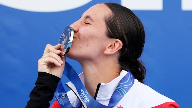 Canadian high diver Simone Leathead wins silver medal at aquatics worlds