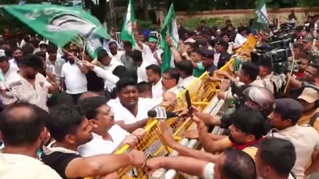 ‘Police unable to protect’: BJD protest after Odisha student self-immolates over sexual harassment by teacher