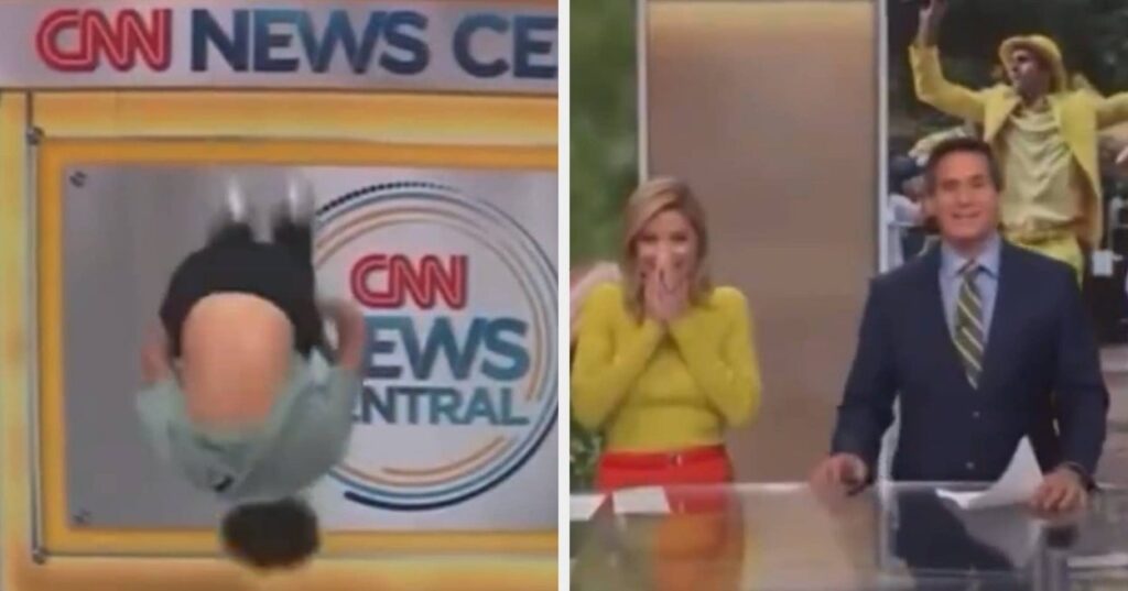 A Guest On CNN Attempted To Do A Backflip Live On Air, And It Realllllyyy Did Not End Well