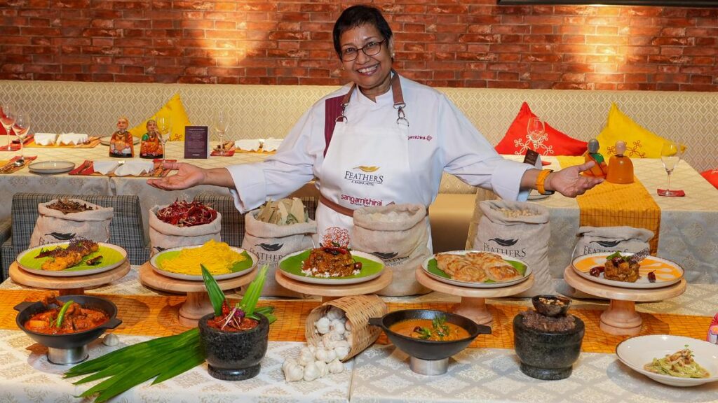 Feathers hotel celebrates the Tamil flavours in a pop-up curated by celebrated Singaporean Chef Devagi Sanmugam