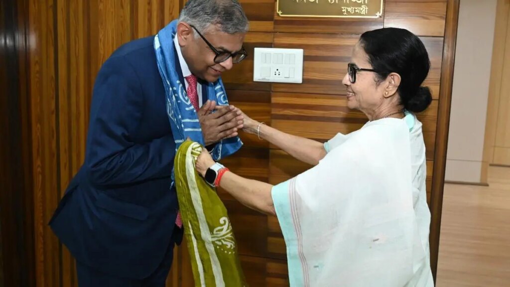 Mamata Banerjee meets Tata Sons Chairman N Chandrasekaran