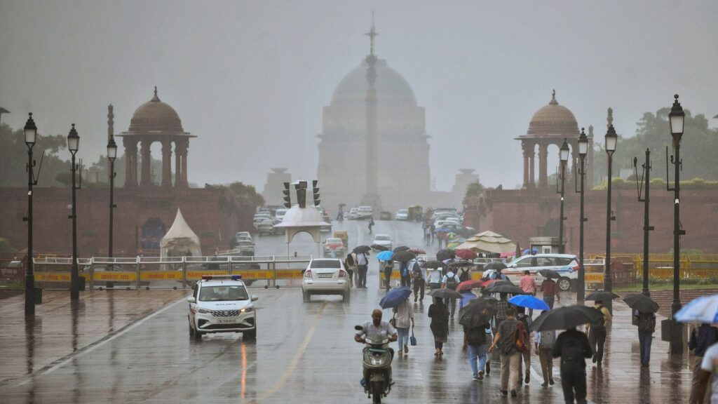 Delhi rains: Heavy showers hit parts of national capital | Watch video