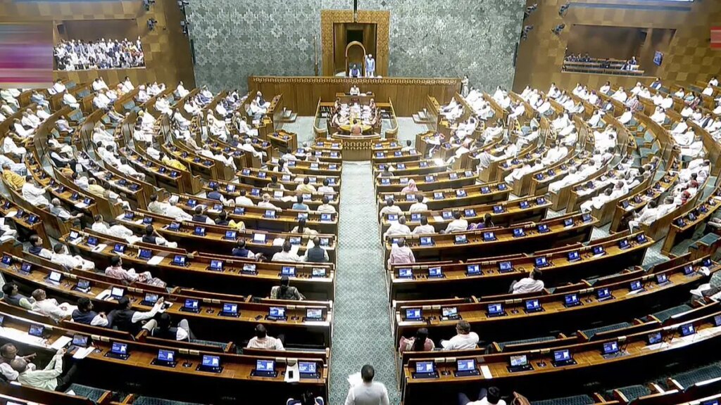 Lok Sabha adjourned till 12 noon amid Opposition protests