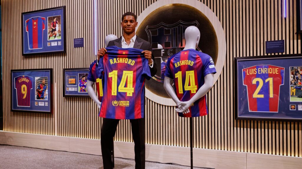 Marcus Rashford after his move to Spain