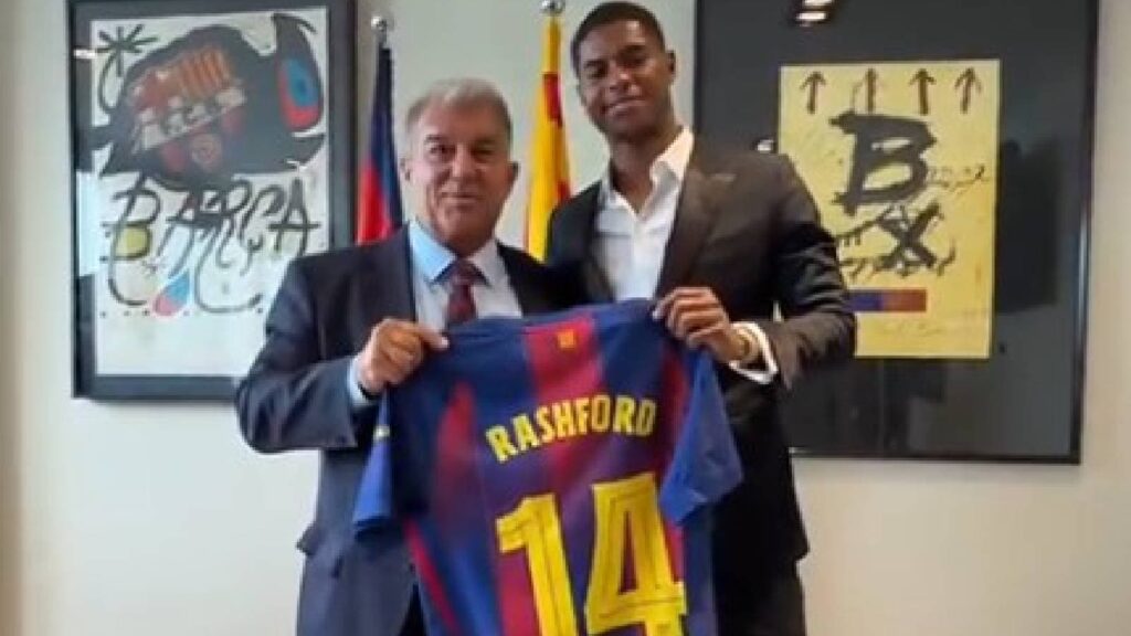 England forward Marcus Rashford joins Barcelona on loan from Manchester United | Football News