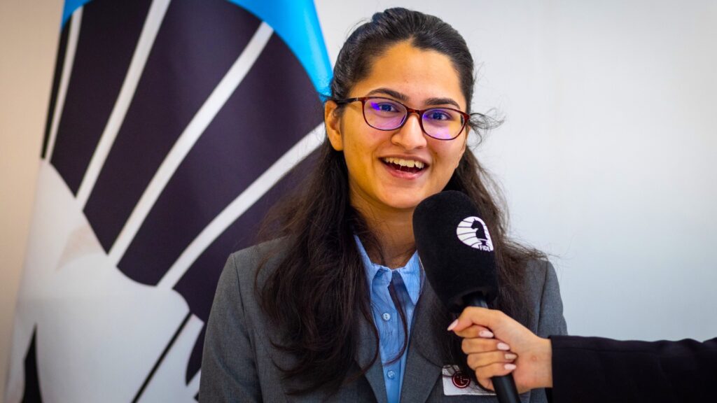 Vantika Agrawal beats former women’s world champion Anna Ushenina to take 1-0 lead at FIDE Women’s World Cup | Chess News