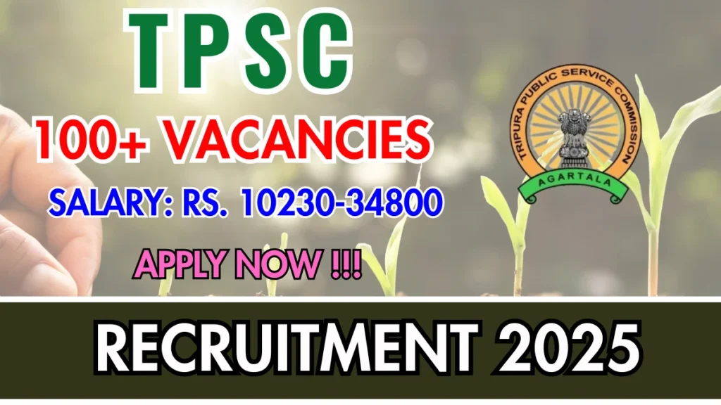 TPSC Agriculture Officer Recruitment 2025