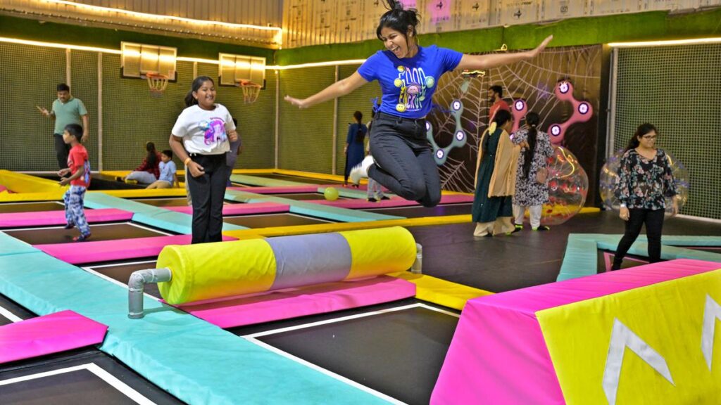 New Trampoline Park opens at Port Stadium in Visakhapatnam