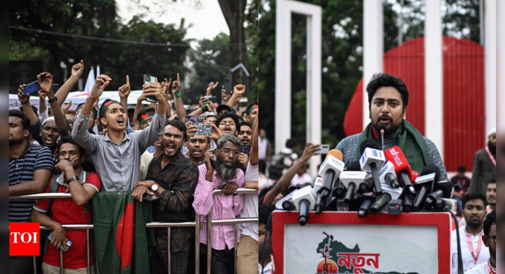 Protests mark Hasina’s exit anniversary: Student-led party rallies in Dhaka; calls for new constitution