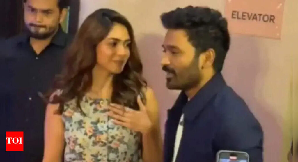 Mrunal Thakur breaks her silence on dating rumours with Dhanush: ‘Just a good friend’ | Hindi Movie News