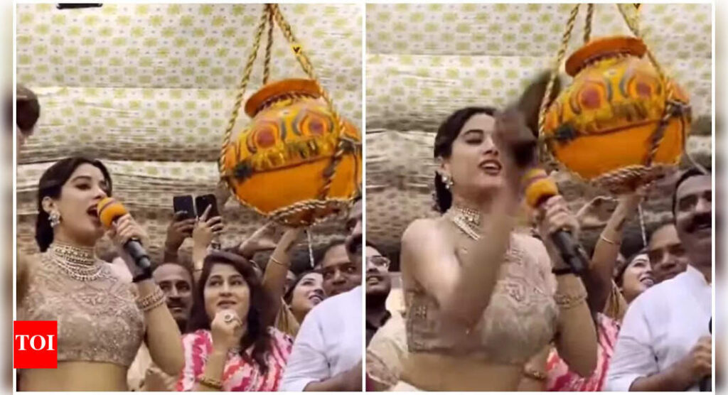 Janhvi Kapoor gets trolled for saying 'Bharat Mata Ki Jai' at Dahi Handi event: 'Sab ke gale tak Jai Shree Krishna aa gaya tha, tabhi...' | Hindi Movie News
