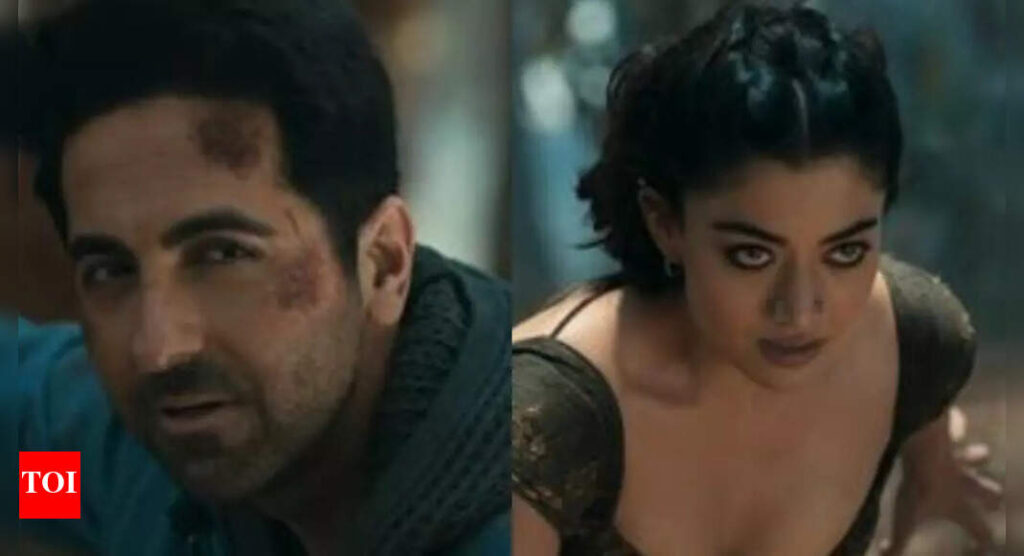 'Thama' teaser: Ayushmann Khurrana and Rashmika Mandanna’s ‘bloody’ love story promises thrills; netizens predict the horror-comedy will be 'epic' | Hindi Movie News