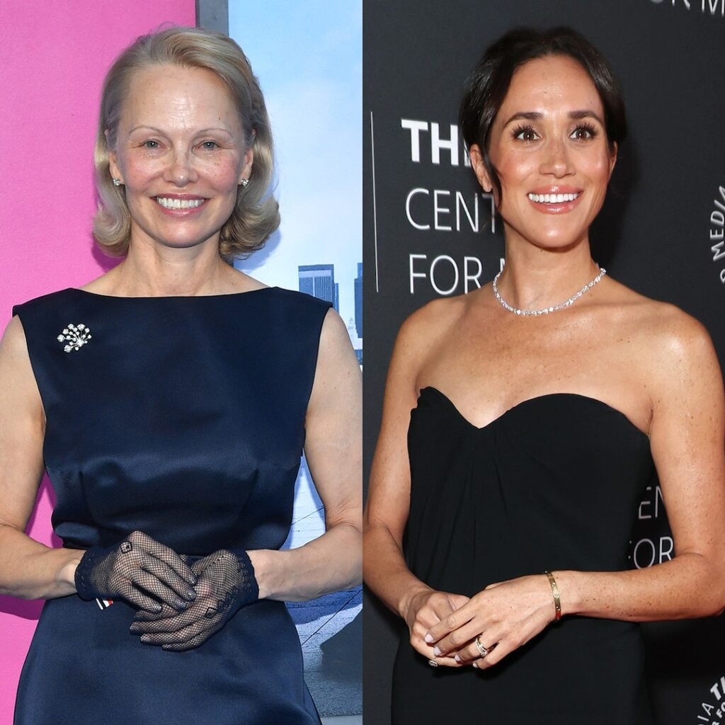 Pamela Anderson on Meghan Markle Cooking Show Comparisons