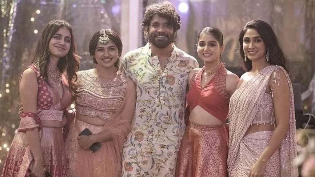 Fans think Nagarjuna recreated iconic picture of Anushka Shetty, Trisha Krishnan with Priya Varrier, Mamitha Baiju