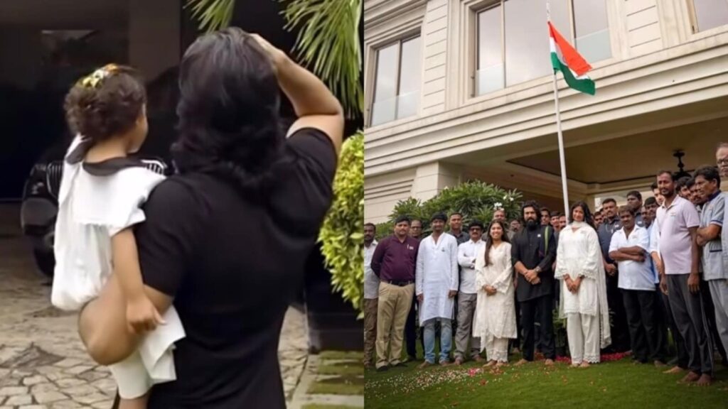 Ram Charan's daughter Klin Kaara salutes Indian flag on Independence Day in adorable video. Watch