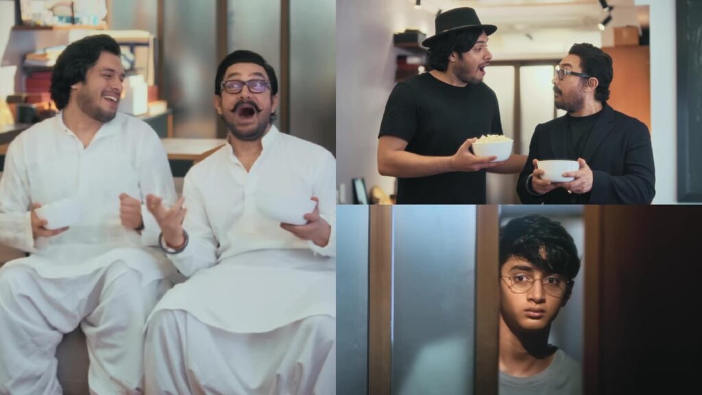 Aamir Khan calls son Junaid ‘nepo kid’ as they announce Sitaare Zameen Par YouTube release, Azad makes a cameo; watch