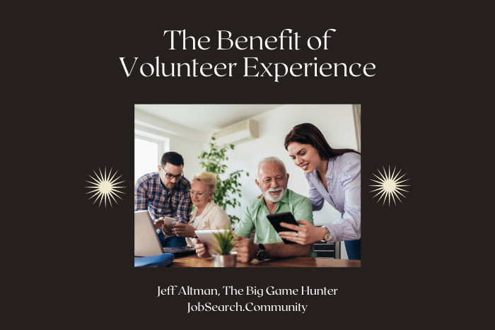 The Benefit of Volunteer Experience #shorts