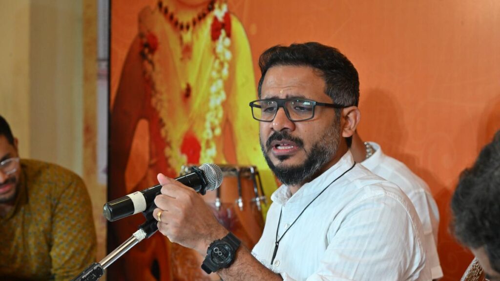 Vishnudev’s musical expertise came to the fore in his recent concert