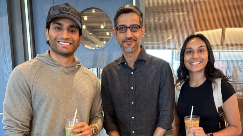 Indian-origin man runs into Sundar Pichai while visiting sister at Google HQ: 'The head honcho himself'