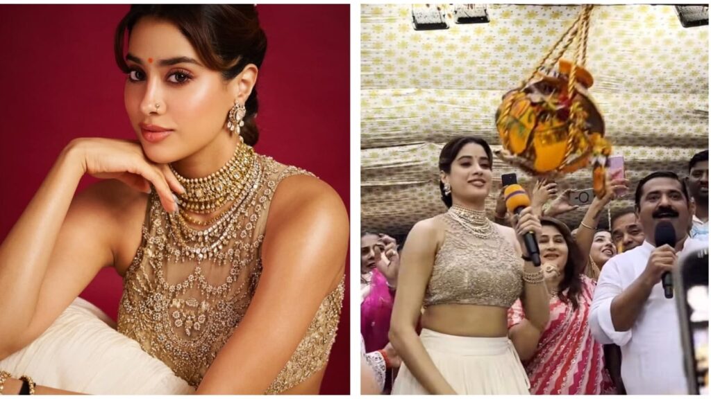 Janhvi Kapoor clarifies after becoming ‘meme material’ for saying Bharat Mata ki Jai at Janmashtami event: ‘Roz bolungi’ | Bollywood