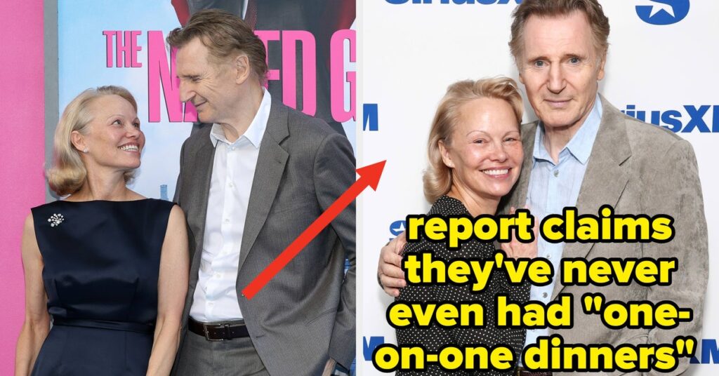 Sources Deny Pamela Anderson And Liam Neeson PR Romance