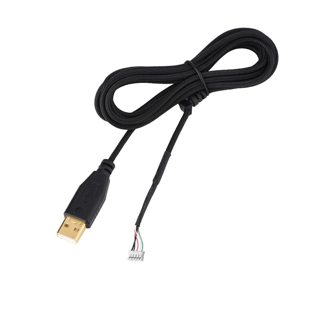 ELBME® 168 USB Mouse Cable, Fast Response USB Mouse Cable Replacement 2.41yd Plug and Play Mouse Cable Replacement for Naga, Naga Hex and Naga 2012_1