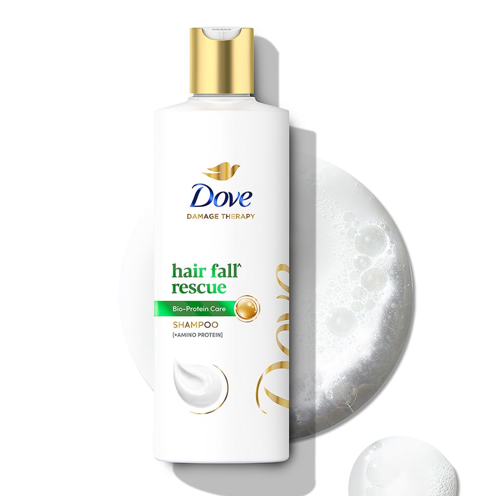 Dove Hair Fall Rescue Shampoo 180 ml || Hair Fall Control for Thicker Hair ||Mild Daily Anti Hair Fall Shampoo for Men & Women