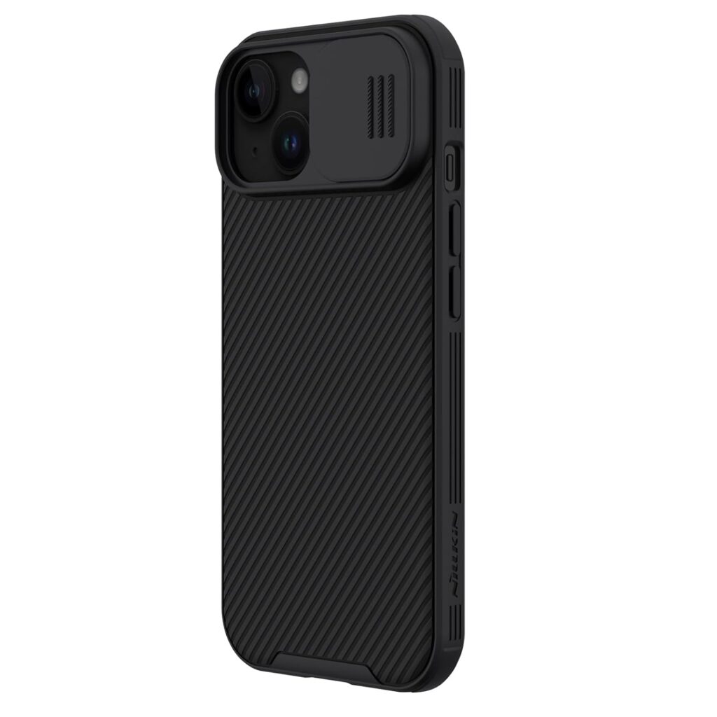 Nillkin Case for Apple iPhone 15 Plus (6.7" Inch) CamShield Pro Camera Slider Double Layered Protection TPU + PC Black
