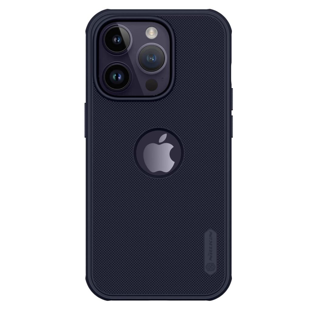 Nillkin Case for Apple iPhone 14 Pro Max (6.7" Inch) Super Frosted Shield Pro Hard Back Soft Border (PC + TPU) Shock Absorb Cover Raised Bezel Camera Protect PC with Logo Cut Purple