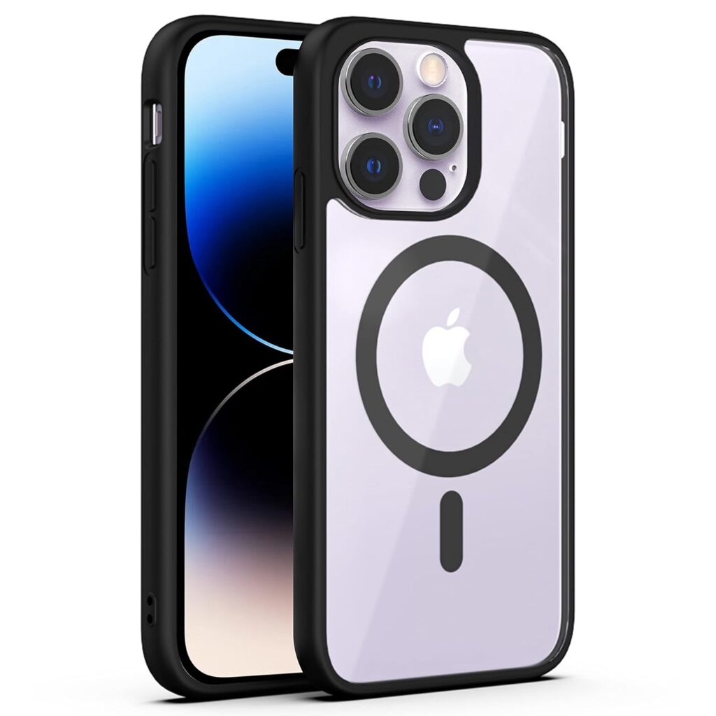 Zapcase Back Case Cover for iPhone 14 Pro Max | Compatible for iPhone 14 Pro Max Back Cover | Scratch-Resistant Back Cover | Black