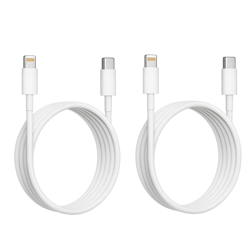 APFEN® Type C to Lightning [MFi Certified] Fast Charging Cable (Pack Of 2) Compatible with iPhone 14/14 Pro/ 14 Pro Max/ 13/13 Pro/ 13 Pro Max/ 12/11/XR/XS/X/8 Series.