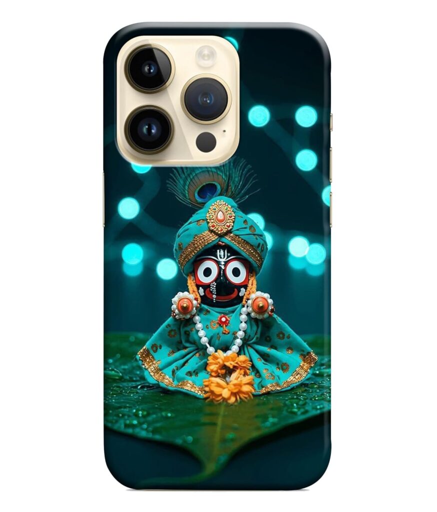 Dugvio Printed Colorful Hard Back Case Cover & Compatible for Apple iPhone 14 Pro Max | Lord Jagannath (Multicolor) - D6182