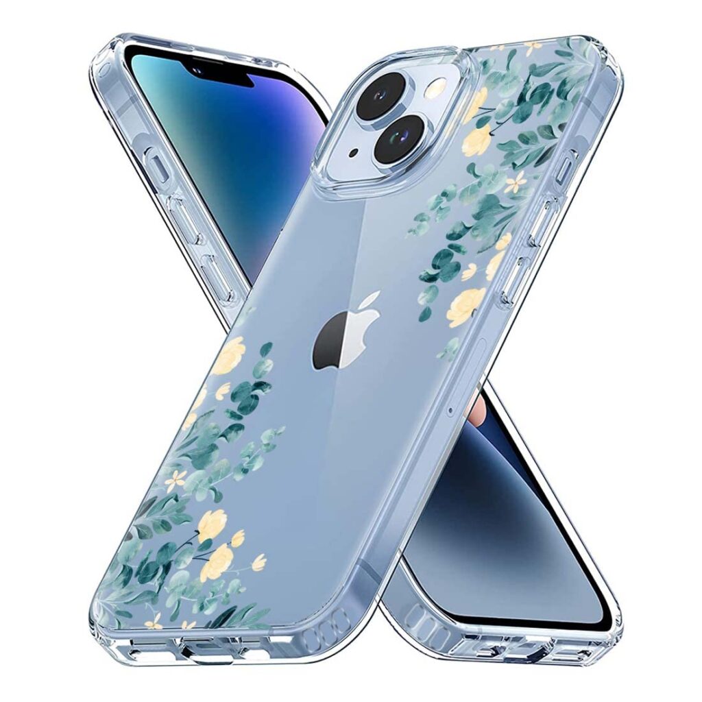 Fashionury Soft Silicon Slimfit Back Cover for Apple iPhone 14 Stylish Printed Back Cover for Apple iPhone 14 -SNO0153