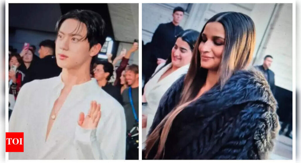 Alia Bhatt and BTS’ Jin cross paths at Milan Fashion Week sending fans into frenzy: 'Alia and Jin breathe same air now' |