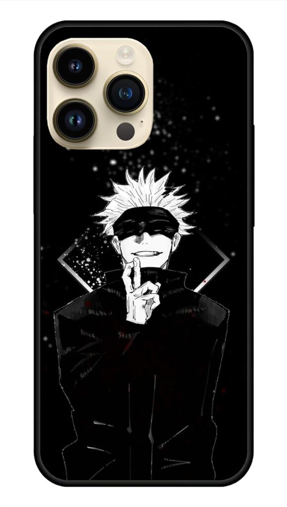 NDCOM for iPhone 14 Pro Max Case | Premium i Phone 14 Pro Max Cover | Sleek and Stylish iPhone 14 Pro Max Covers for Men and Women | Anime Printed Metal Case