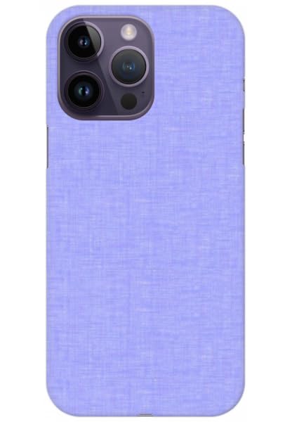 Phone Back Cover | Compatible with Apple iPhone 14 Pro Max | Pattern : Plane Purple Design_1645