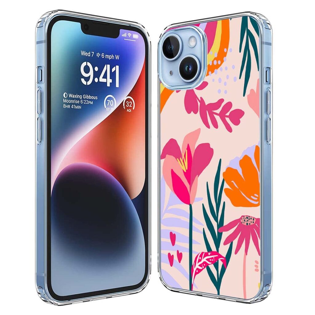 Fashionury Soft Silicon Slimfit Back Cover for Apple iPhone 14 Plus Stylish Printed Back Cover for Apple iPhone 14 Plus -D2035