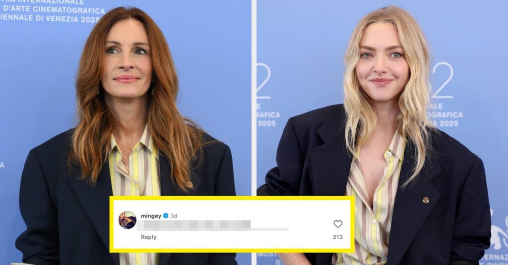 Amanda Seyfried And Julia Roberts' Matching Venice Outfits Explained