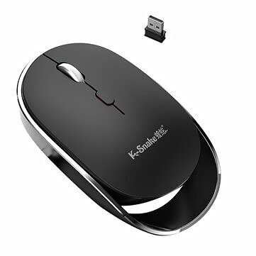 Tobo BM800 Wireless Bluetooth-Compatible Mouse Ergonomic 2.4GHz Dual Modes USB Mice (Black)-(TD-629KM-01)