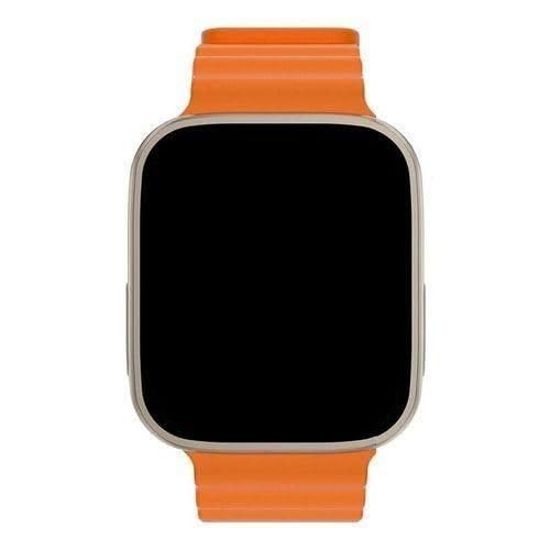 INVICTO T800 Ultra Series Big 1.9inch Display Smart Watch with Bluetooth Calling, Voice Assistant &123 Sports Modes, 8 Unique UI Interactions, SpO2, 24/7 Heart Rate Tracking (Orange Strap)