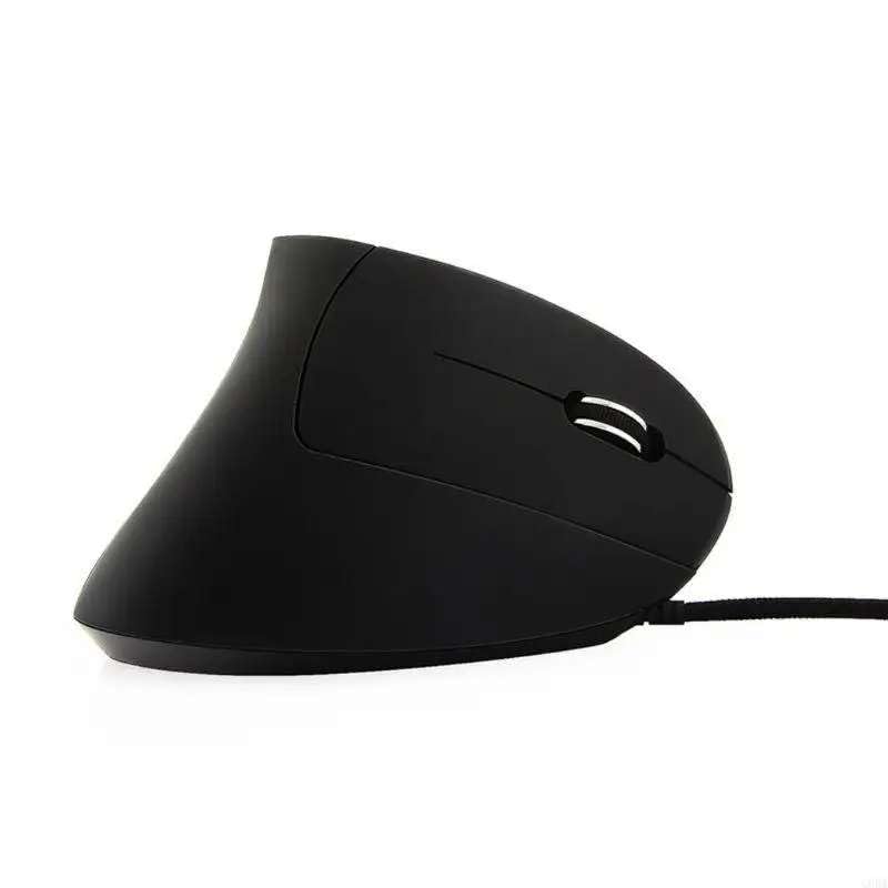 Lancemates Vertical Ergonomic Mouse for PC - Reduce Hand & Wrist Pain with 1600 DPI Optical Sensor